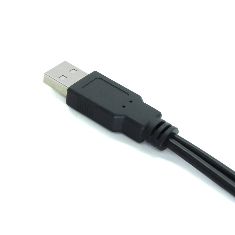中国 USB 2.0 A 公转 2 双 USB 母插孔 Y 分路器集线器电源线延长适配器电缆 制造商