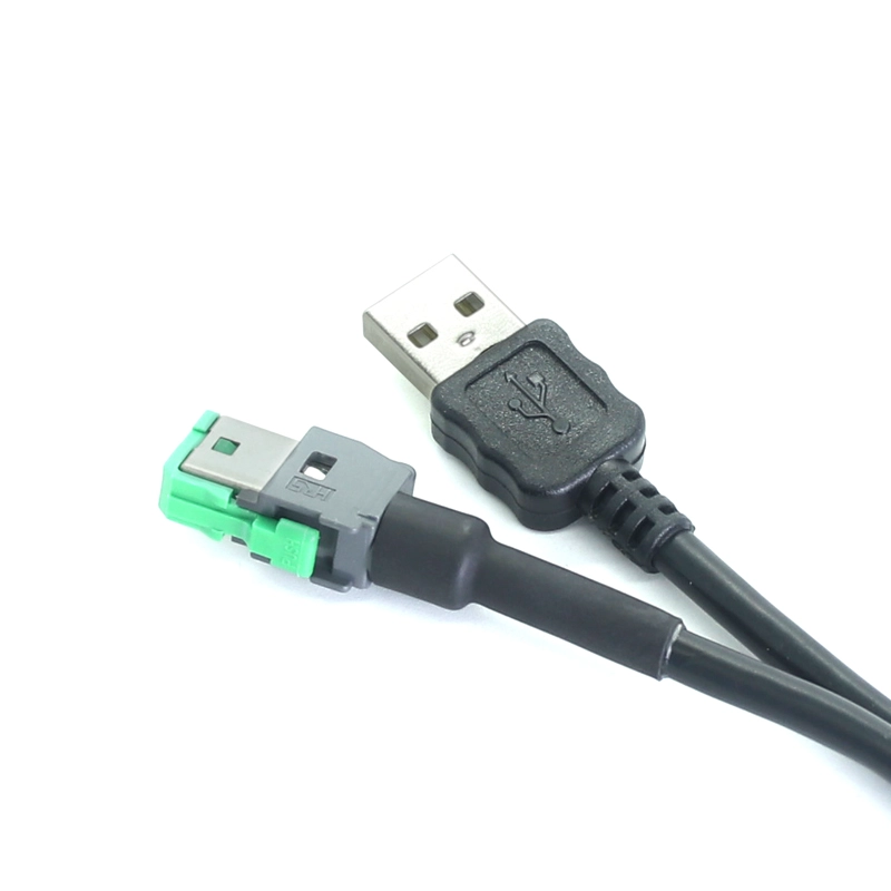 الصين تخصيص USB ذكر إلى 4 دبوس ذكر PH XH GN Hirose موصل كابل البيانات للكمبيوتر للكاميرا الصانع