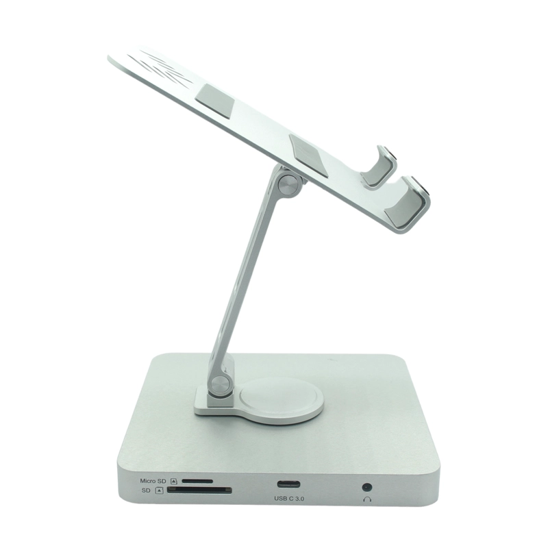 중국 11 in 1 USB 허브 iPad 스탠드 충전 스테이션 USB C 허브 스탠드 HDMI 4K 60Hz 1000M 이더넷 for iPad Pro Nintendo 스위치 스팀 데크 태블릿 도킹 스테이션 제조업체
