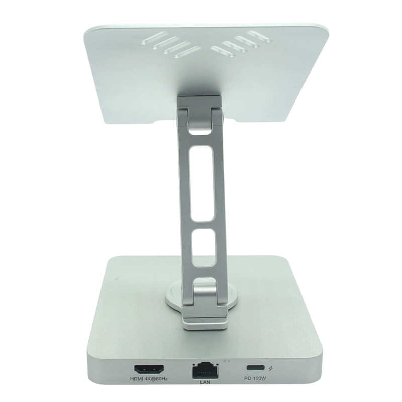 중국 11 in 1 USB 허브 iPad 스탠드 충전 스테이션 USB C 허브 스탠드 HDMI 4K 60Hz 1000M 이더넷 for iPad Pro Nintendo 스위치 스팀 데크 태블릿 도킹 스테이션 제조업체