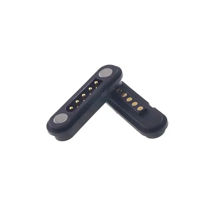 Çin 2.54 MM Pitch Yüksek Akım 2A Manyetik Pogo Pin Konnektörü 2 3 4 5 6 8 10 12 14 Kutuplu Erkek Dişi üretici firma