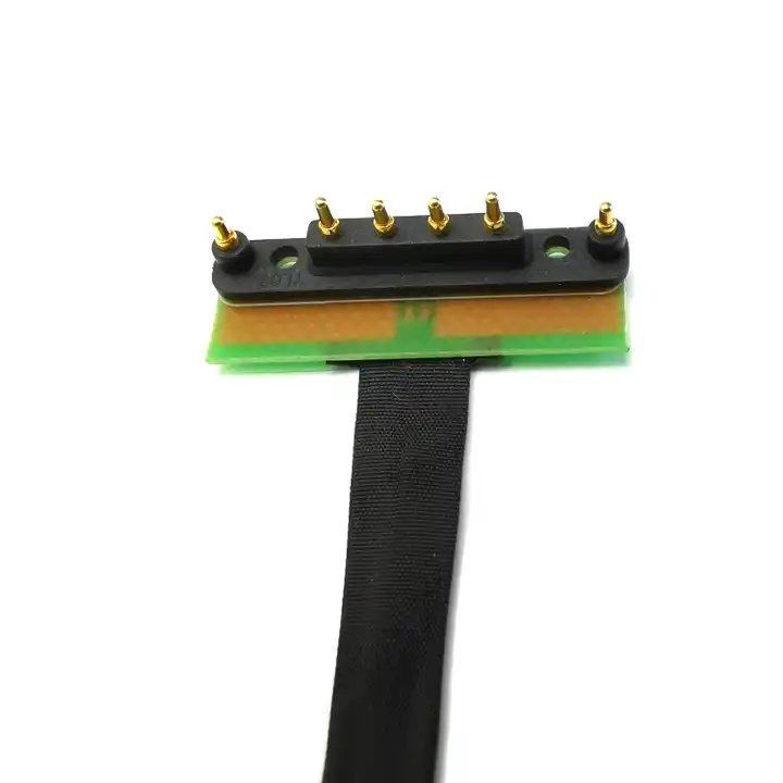 China Aangepaste 2-pins 3-pins 4-pins 5-pins magnetische Pogo-pin veergeladen laderconnectorkabel fabrikant