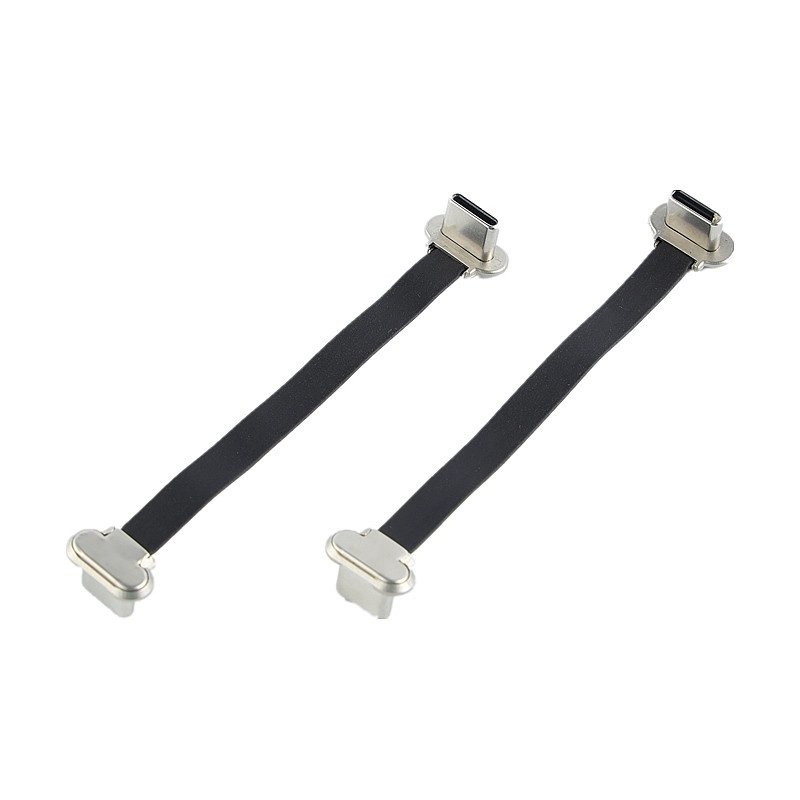 الصين كابل شريط مسطح مرن قصير FPV 60 وات 90 درجة FFC USB C فائق النحافة من النوع C FPC الصانع