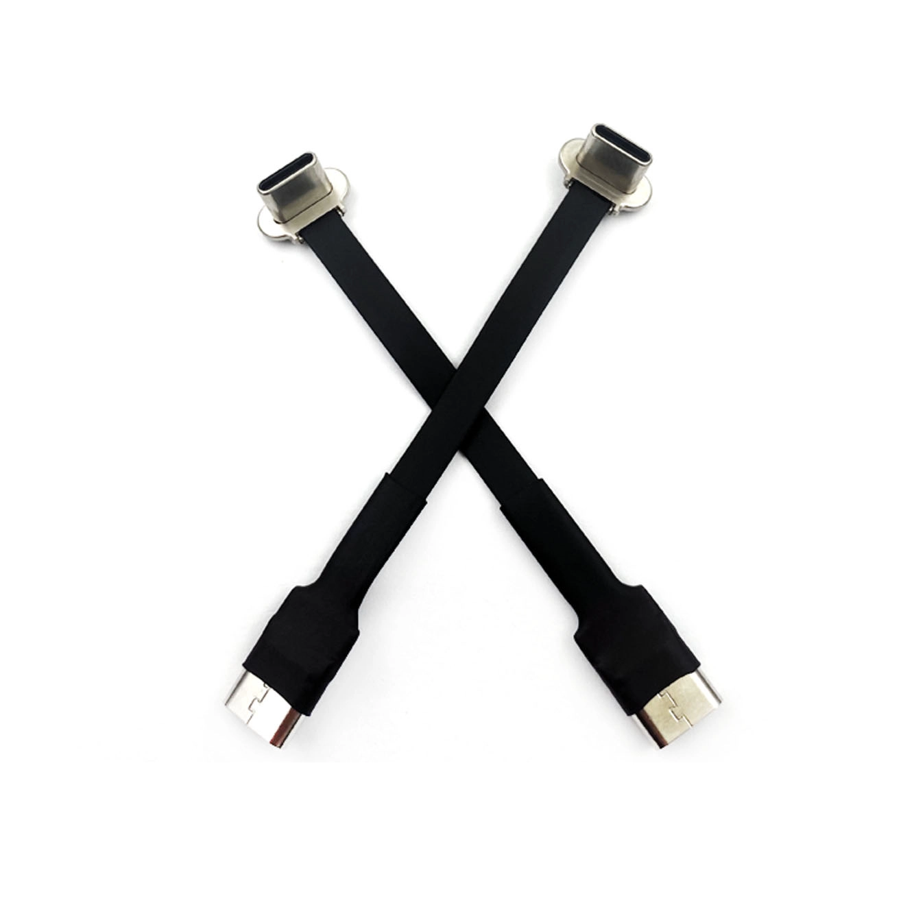 Çin FFC FPV 60W hızlı şarj 90 derece USB C tipi uzatma Kablosu Düz ultra İnce Şerit FPC Kablosu üretici firma