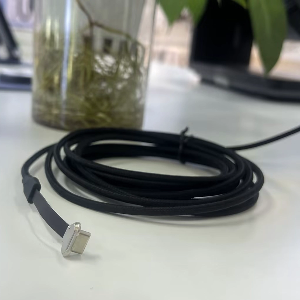 الصين كابل شاحن USB C مرن مسطح 90 درجة C 60 وات 3.3 قدم نوع C شحن كابل بيانات FPC، الصانع