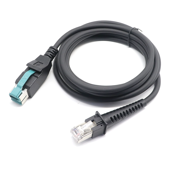 Cina Cavo di collegamento scanner terminale POS alimentato da USB a RJ50 10P10C da 2 m produttore