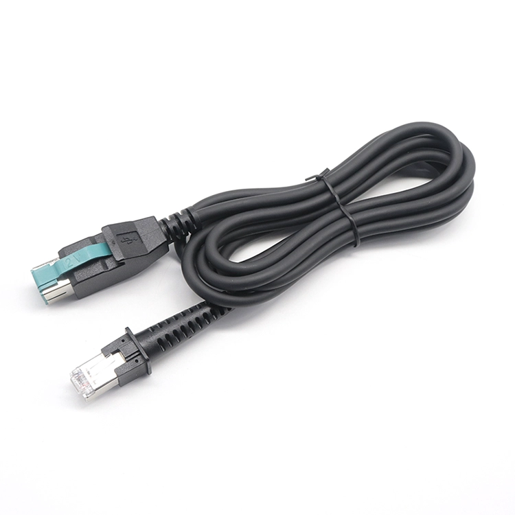 Cina Cavo di collegamento scanner terminale POS alimentato da USB a RJ50 10P10C da 2 m produttore