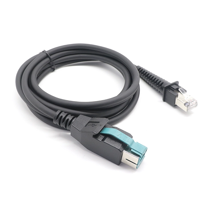 Cina Cavo di collegamento scanner terminale POS alimentato da USB a RJ50 10P10C da 2 m produttore