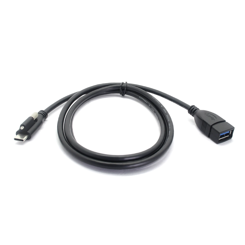 Cina Adattatore per montaggio a vite con bloccaggio da USB C a USB A femmina Cavo USB C OTG, connettore da tipo C a USB A femmina compatibile con MacBook Pro Air produttore