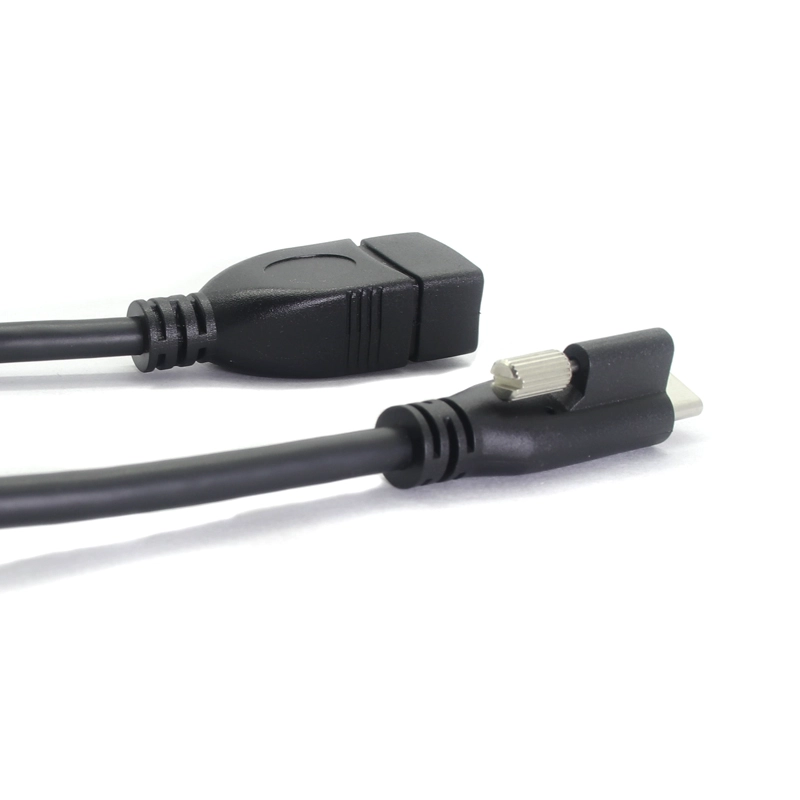 Cina Adattatore per montaggio a vite con bloccaggio da USB C a USB A femmina Cavo USB C OTG, connettore da tipo C a USB A femmina compatibile con MacBook Pro Air produttore
