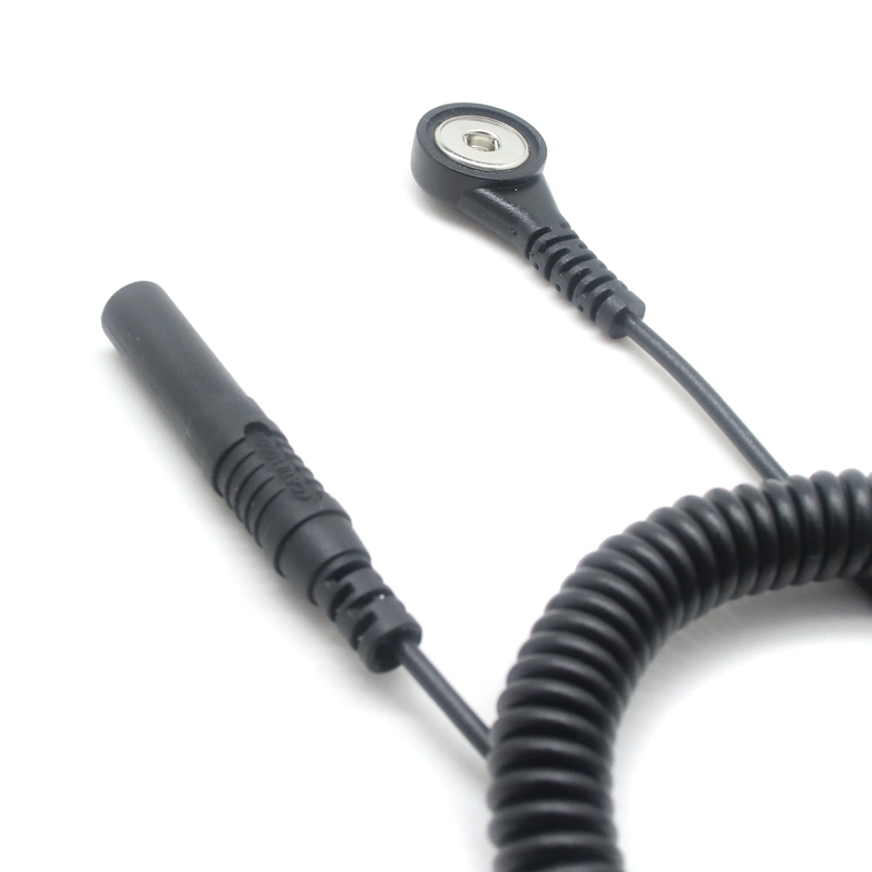 Çin 4mm Muz Fiş Kapak Ceketli 4mm Dişi EKG Geçmeli Test Ucu Teli Yay Sarmal Test Teli üretici firma