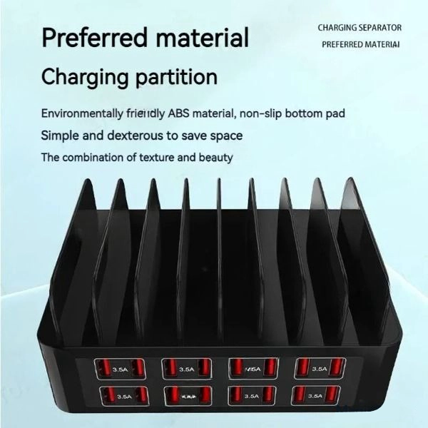 중국 150W 범용 멀티 16 포트 USB 충전기 3.5A 아이폰 14 13 프로 삼성 Xiaomi 태블릿 Carregador에 대 한 빠른 충전 스테이션 스탠드 제조업체