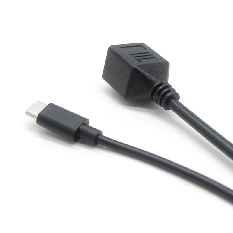 China RJ12-Stecker auf Buchse, Telefon-Splitter-Y-Adapterkabel mit USB-Typ-C-Stromversorgung Hersteller