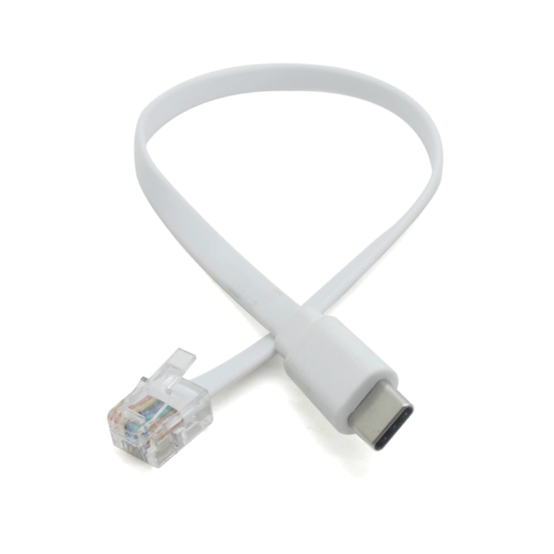 Cina Cavo telefonico di fabbrica Cavo piatto da USB tipo C a RJ12 Cavo di comunicazione RJ11 produttore