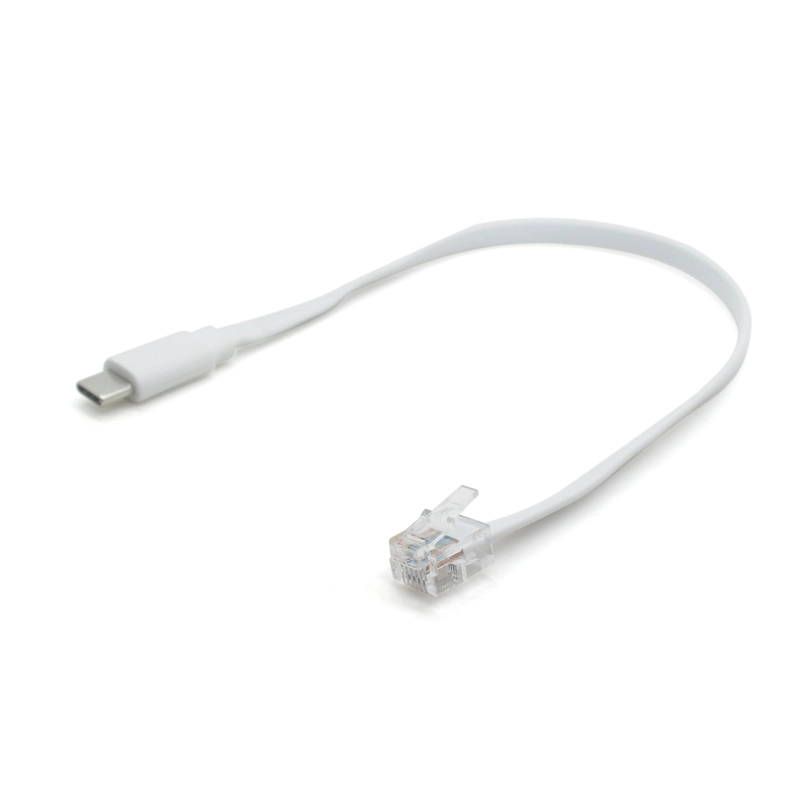 Cina Cavo telefonico di fabbrica Cavo piatto da USB tipo C a RJ12 Cavo di comunicazione RJ11 produttore