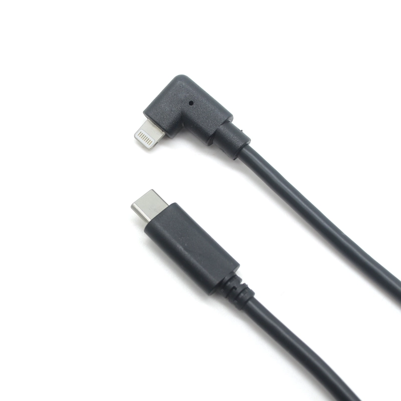 Cina Adattatore cavo Lightning da USB tipo C a angolo retto PD20W con dati Ultra Ethernet per iPad produttore