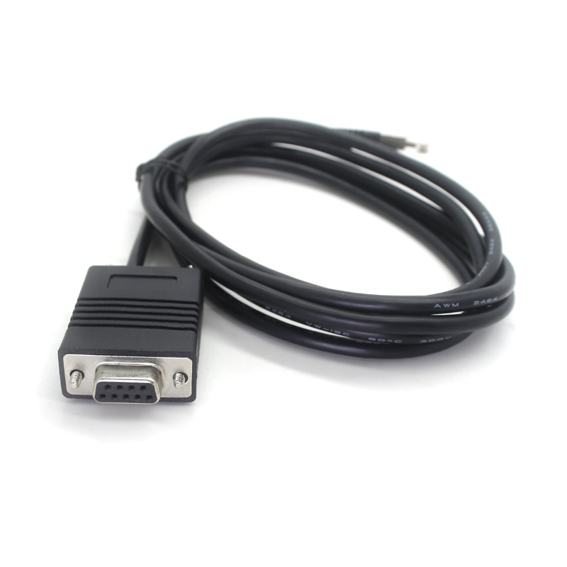 China RS232 DB9pin serielles Druckerkabel zu DC5521 zu RJ12 6P6C Serial Port Adapterkabel für Barcode-Druckerscanner Hersteller