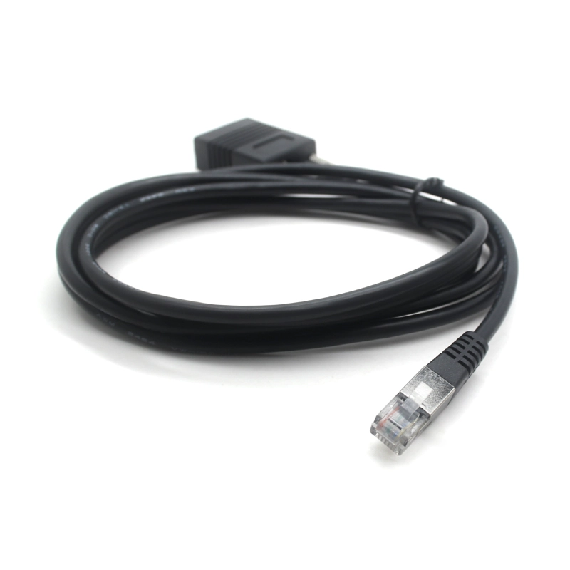 China RS232 DB9pin serielles Druckerkabel zu DC5521 zu RJ12 6P6C Serial Port Adapterkabel für Barcode-Druckerscanner Hersteller