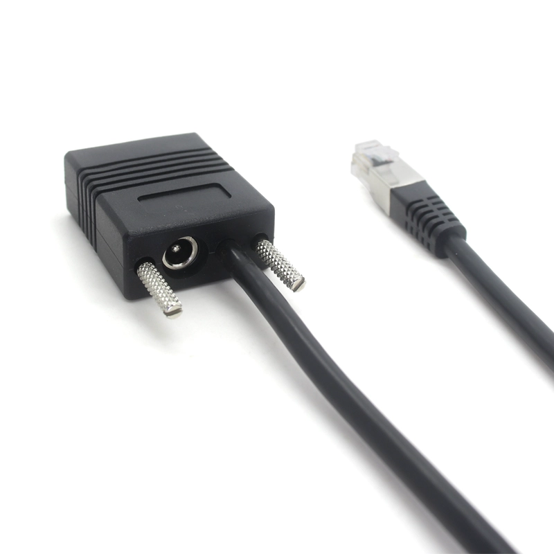 China RS232 DB9pin serielles Druckerkabel zu DC5521 zu RJ12 6P6C Serial Port Adapterkabel für Barcode-Druckerscanner Hersteller