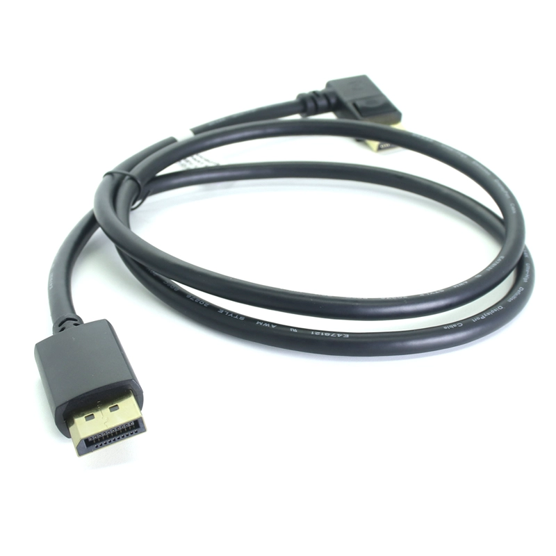中国 Displayport 线 DP1.4 电缆 DP 公对公 90 度 DP 电缆，适用于 PC 笔记本电脑电视显示器 制造商