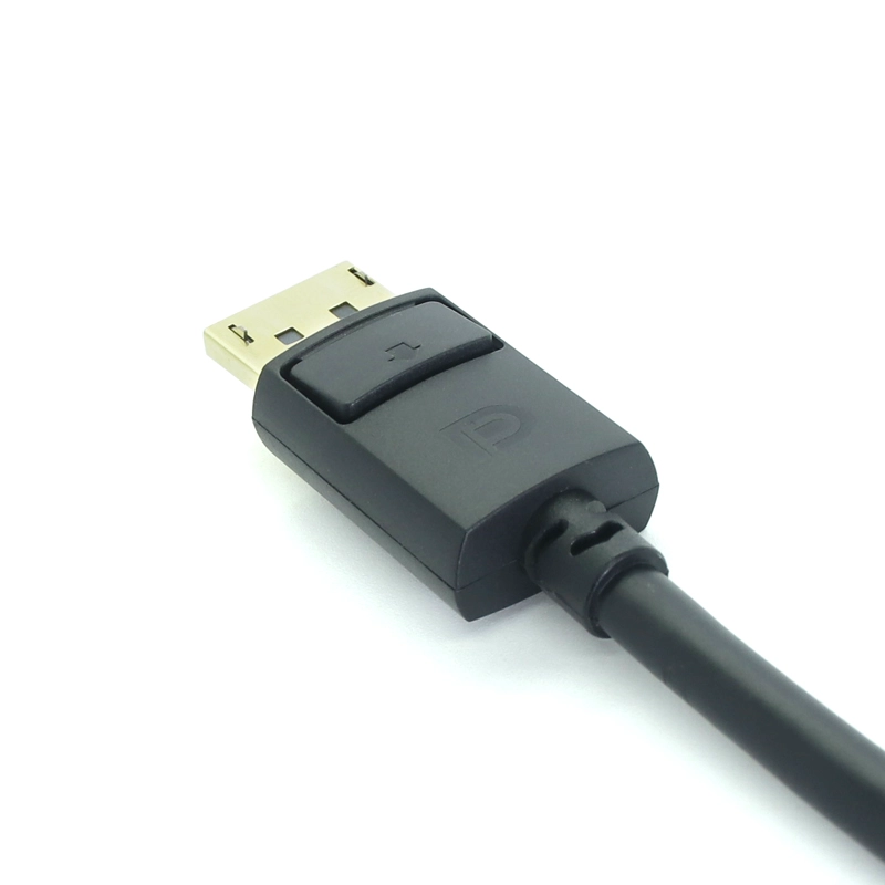 中国 Displayport 线 DP1.4 电缆 DP 公对公 90 度 DP 电缆，适用于 PC 笔记本电脑电视显示器 制造商