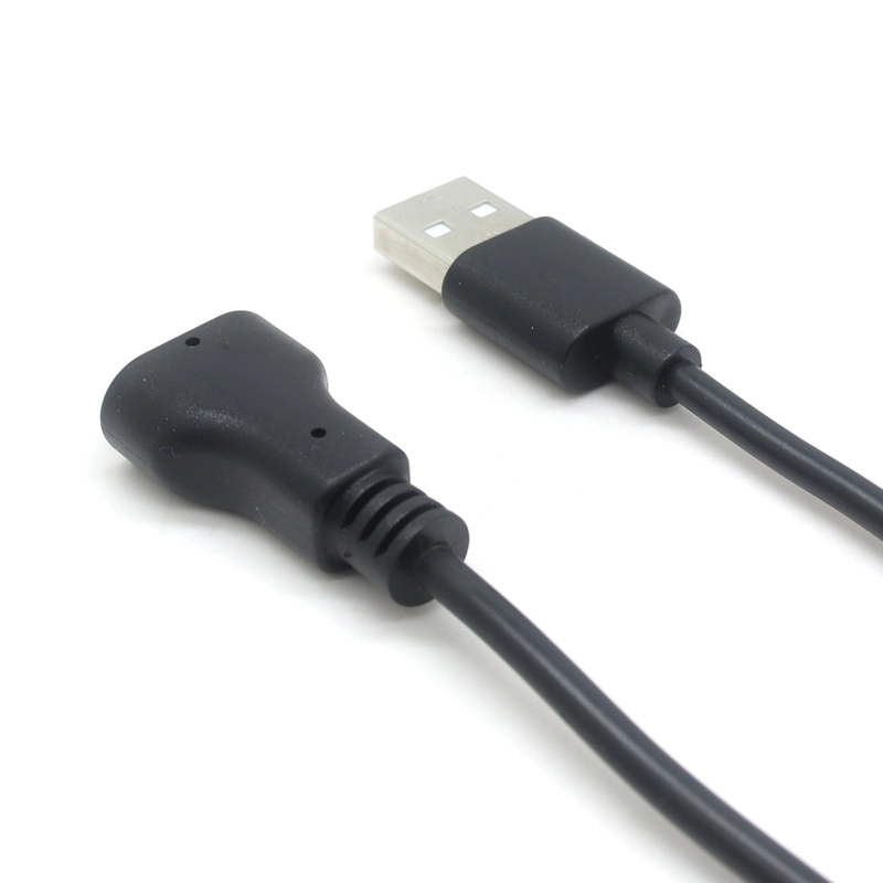 중국 고품질 맞춤 USB ~ 2 핀 마그네틱 라운드 포고 핀 케이블 제조업체