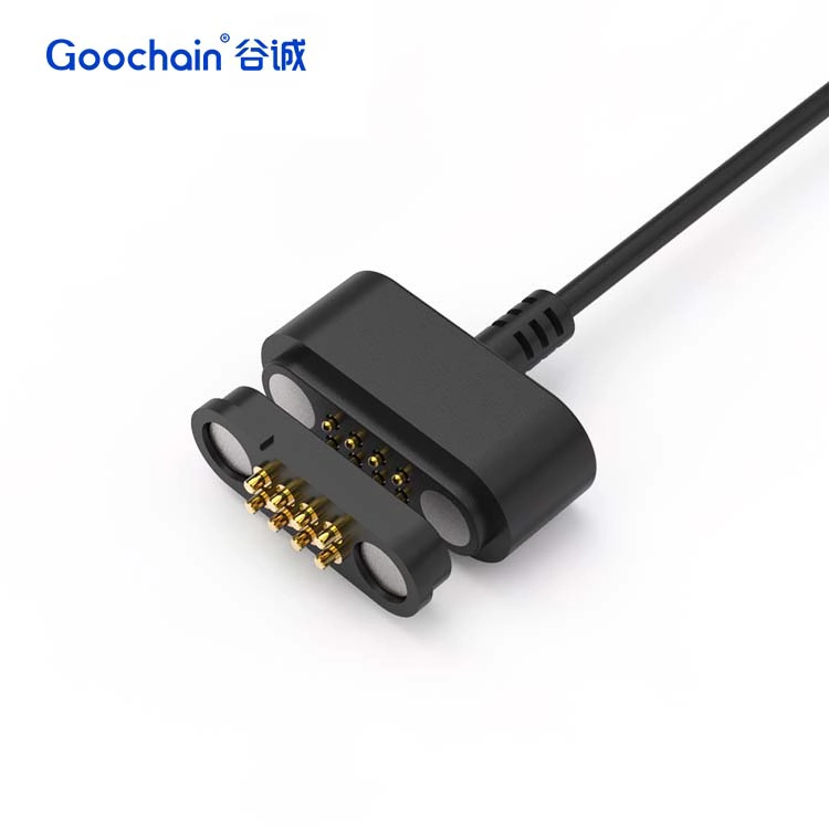 8-Pin Pogo Pin Magnetic Connector