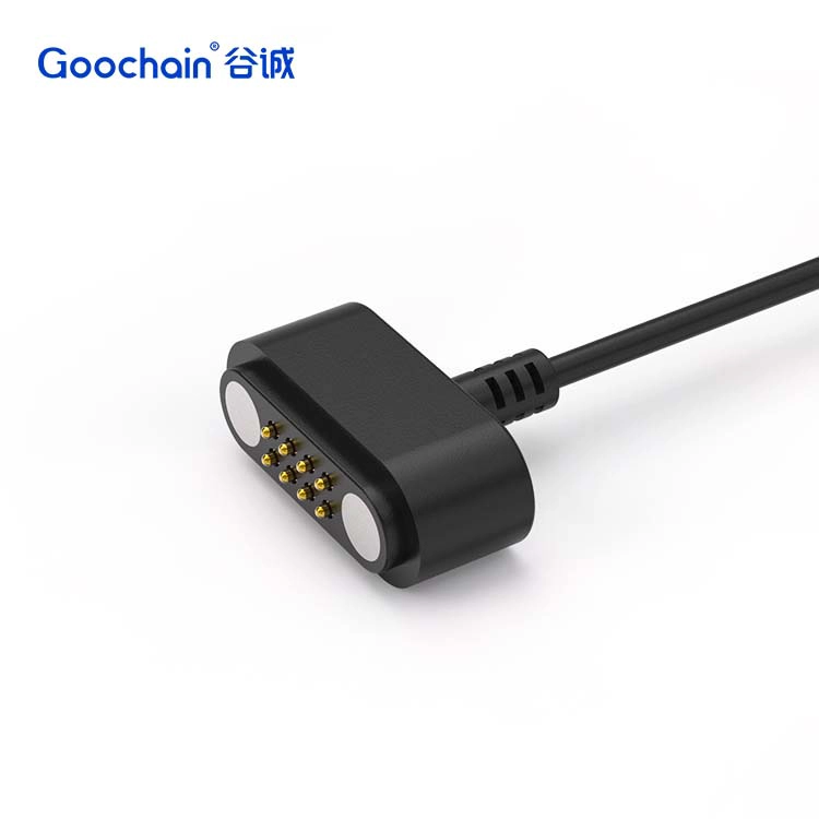 China 8-poliger Pogo-Pin-Magnetanschluss-Hersteller von Federbelastung und Datenübertragungsstifte Hersteller