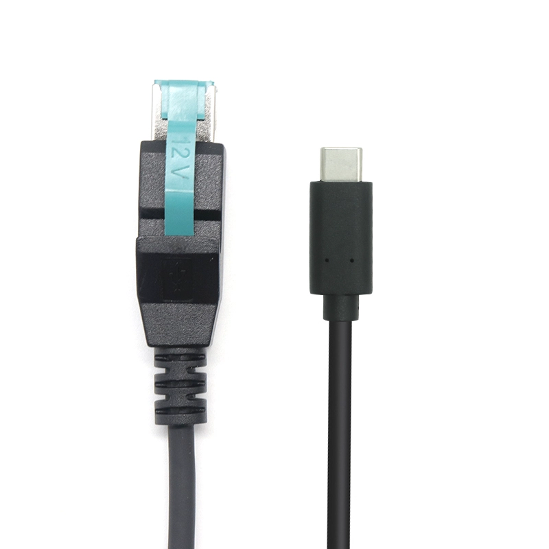 中国 USB Type-C MALE〜12V POWEREDUSB男性ケーブル - 産業および小売システム用の高出力デリバリコネクタ メーカー