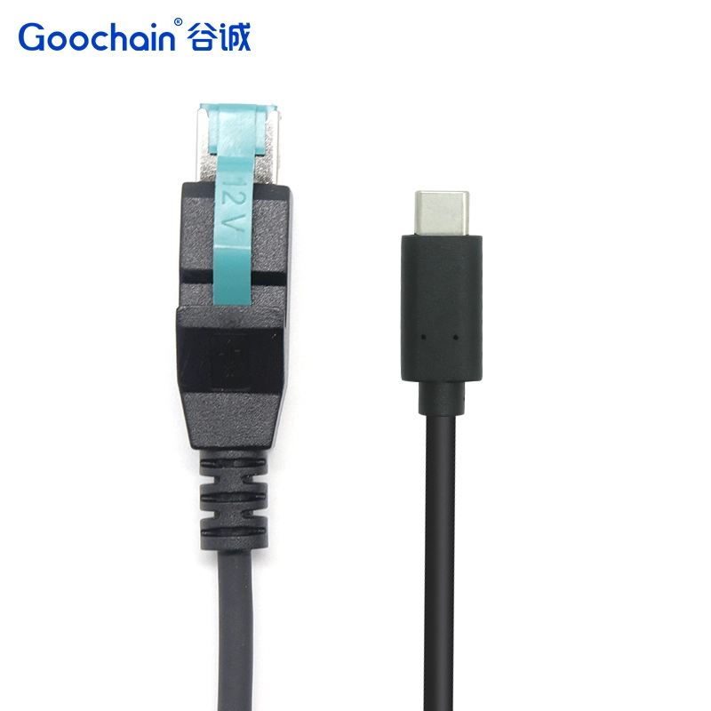 中国 USB Type-C MALE〜12V POWEREDUSB男性ケーブル - 産業および小売システム用の高出力デリバリコネクタ メーカー
