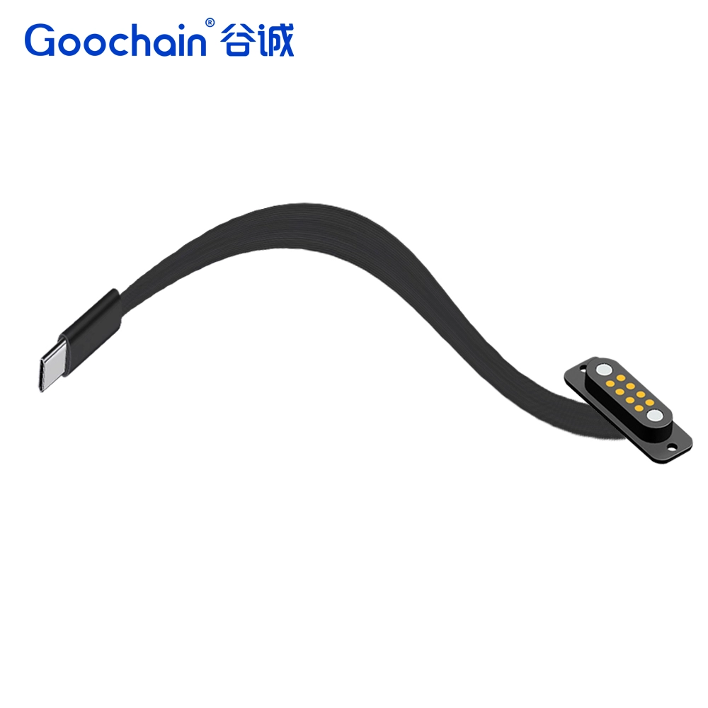الصين Type-C مخصص إلى كبل دبوس Pogo المحمّل بنابض مع سلك FPC/FFC-مرونة ومتانة عالية | الشركة المصنعة ومورد OEM الصانع