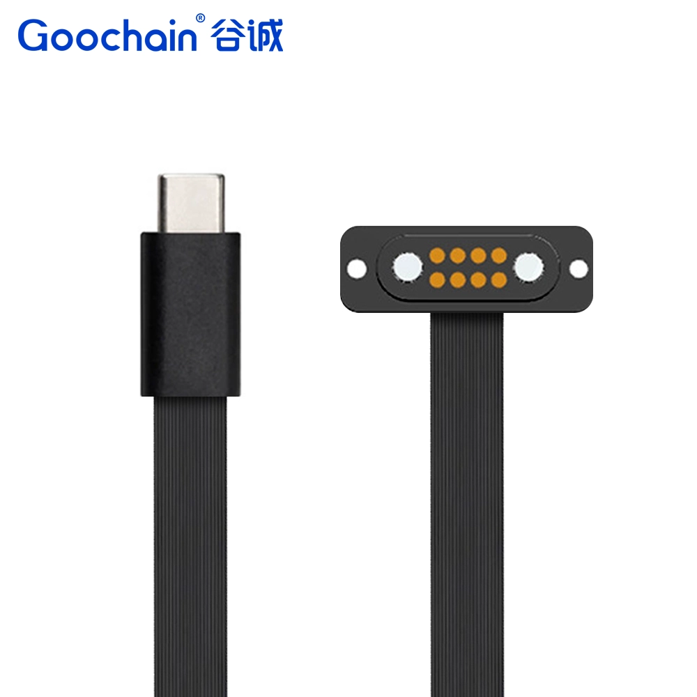 الصين Type-C مخصص إلى كبل دبوس Pogo المحمّل بنابض مع سلك FPC/FFC-مرونة ومتانة عالية | الشركة المصنعة ومورد OEM الصانع