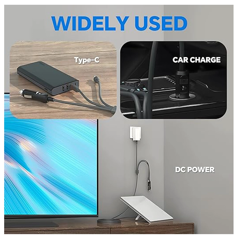 China Car Cigarette Lighter & USB-C & DC Power Cable | 3-in-1 Output Cable | Customizable | ISO 13485/9001 Certified Manufacturer manufacturer
