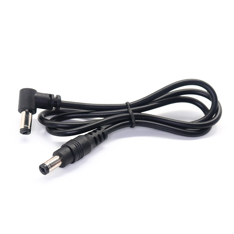 China DC 5.5x2.5mm Straight Male to 5.5x2.5mm Right Angle Male Power Cable – Custom Manufacturer | ISO13485 & ISO9001 Certified manufacturer