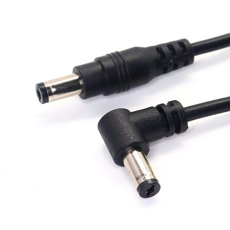 China DC 5.5x2.5mm Straight Male to 5.5x2.5mm Right Angle Male Power Cable – Custom Manufacturer | ISO13485 & ISO9001 Certified manufacturer