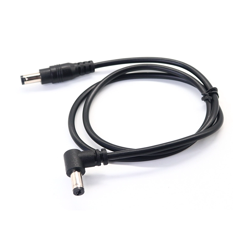 China DC 5.5x2.5mm Straight Male to 5.5x2.5mm Right Angle Male Power Cable – Custom Manufacturer | ISO13485 & ISO9001 Certified manufacturer