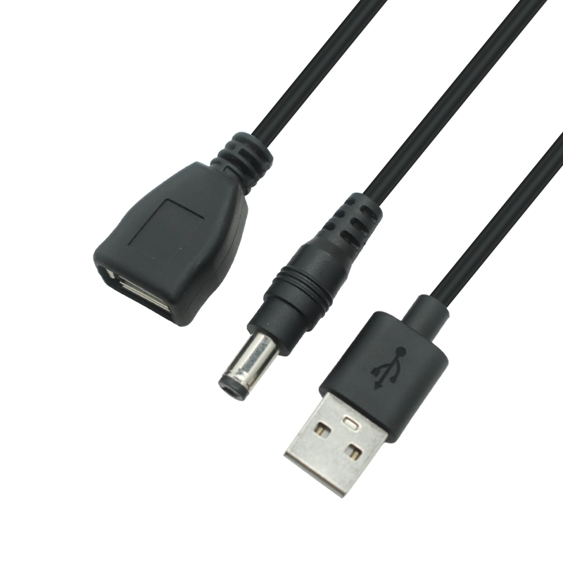 중국 USB 여성 - USB Male  DC 전원 플러그 케이블 - 데이터 및 전원 스플리터 어댑터 | ISO 13485 및 ISO 9001이있는 제조업체 제조업체