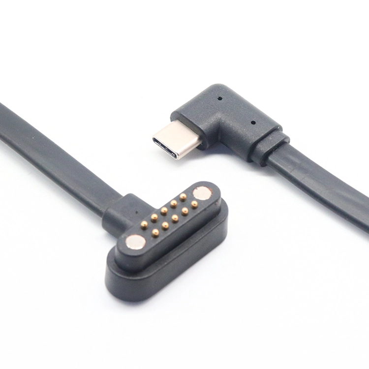 Cina Cavo piatto FPC da USB-C a 10pin angolato a 90 °-Connettore magnetico | Produttore e fabbrica di Cina produttore