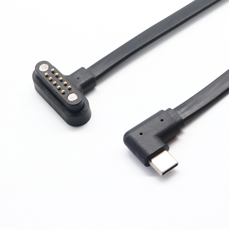 Cina Cavo piatto FPC da USB-C a 10pin angolato a 90 °-Connettore magnetico | Produttore e fabbrica di Cina produttore
