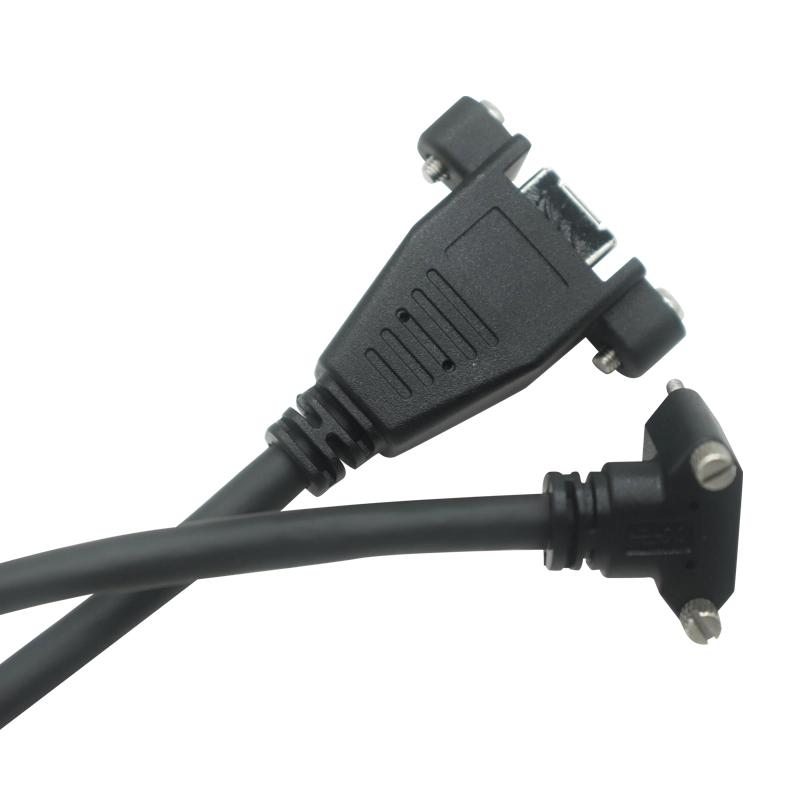 Cina Monte pannello USB 3.0 Una chiusura da femmina a vite micro USB 3.0 B Cavo maschile-Cavo dati ad alta velocità | Produttore certificato ISO13485 e ISO9001 produttore