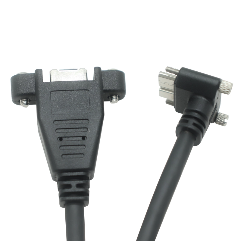 Cina Monte pannello USB 3.0 Una chiusura da femmina a vite micro USB 3.0 B Cavo maschile-Cavo dati ad alta velocità | Produttore certificato ISO13485 e ISO9001 produttore