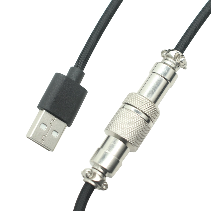 Çin Özel USB-A & USB-C-GX Havacılık Konnektörü Buzlu Kablo | Tıbbi ve Endüstriyel Sınıf üretici firma
