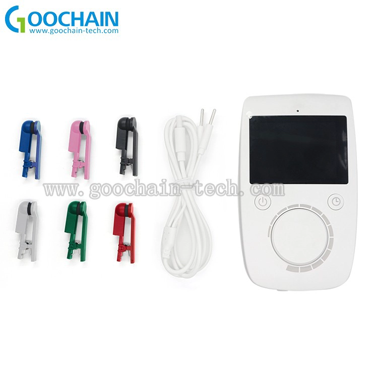China DC2.35 Male to Dual Ear Clip Cable Set | Medical Electrode Ear Clip Lead Wires for Relaxation, TENS & EMS Devices manufacturer