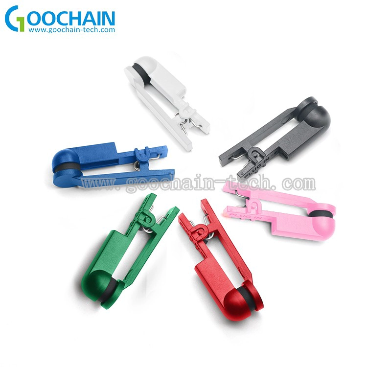 China DC2.35 Male to Dual Ear Clip Cable Set | Medical Electrode Ear Clip Lead Wires for Relaxation, TENS & EMS Devices manufacturer