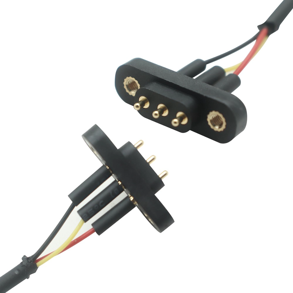 중국 OPEN TO Coiled Cable to 3Pin Pogo Pin Connector for Tablet Charging | Custom Magnetic Spring Cable Manufacturer - COPY - k68a20 제조업체