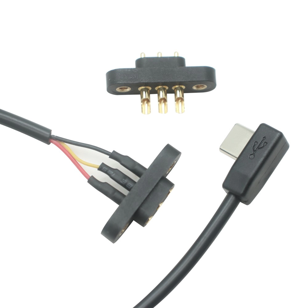 중국 OPEN TO Coiled Cable to 3Pin Pogo Pin Connector for Tablet Charging | Custom Magnetic Spring Cable Manufacturer - COPY - k68a20 제조업체