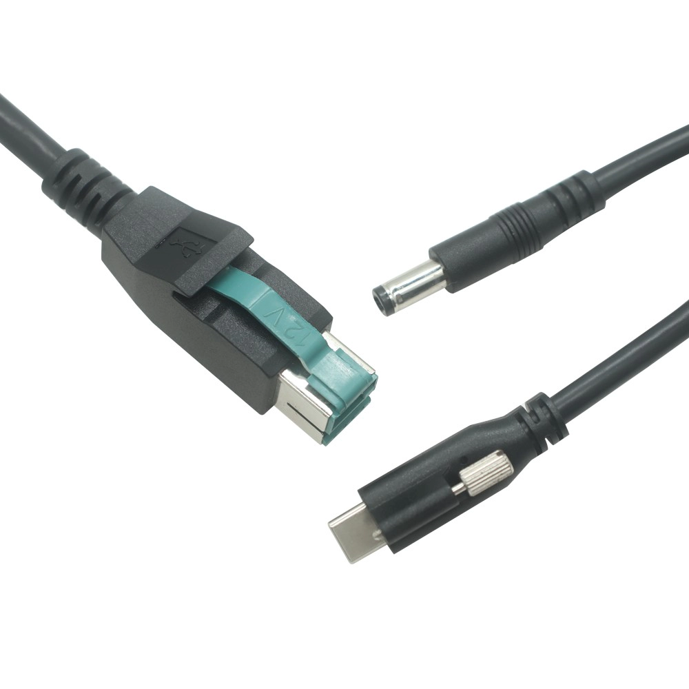 China 12V Power USB to Right-Angle USB-B Male with 2Pin Terminal Cable | Custom Power Data Cable Manufacturer | ISO9001 Certified - COPY - teojmm Hersteller