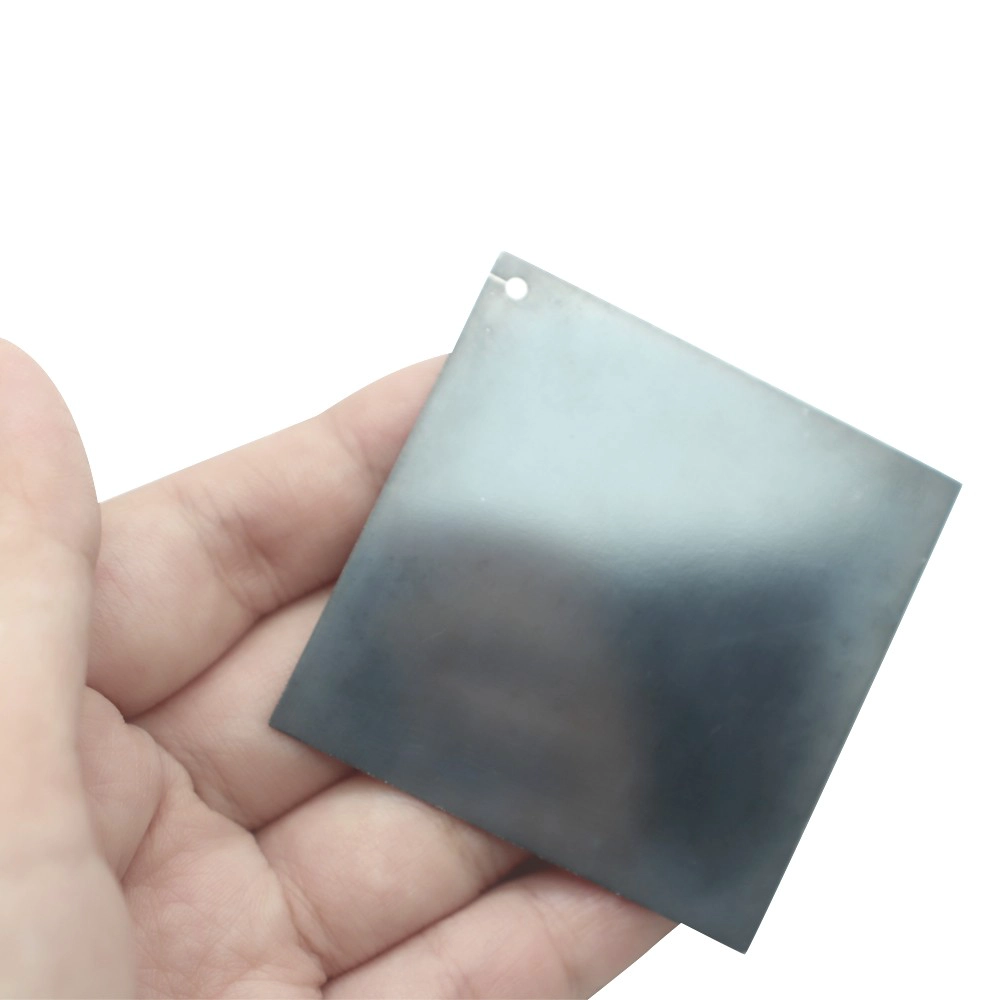중국 염화은 도금 스테인리스 강판 50×50 mm – 0.5 mm 두께 | 매끄러운 표면 Ag/AgCl 금속 전극판 제조업체 제조업체