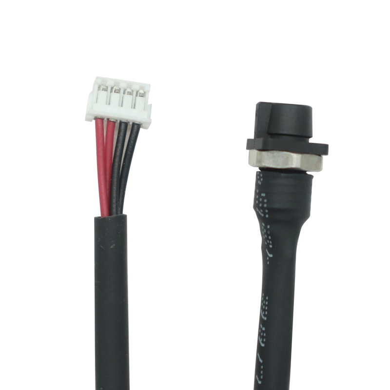porcelana Conector hembra de 4 pines impermeable IP67 a cable de carcasa ZH1.5-4P | Fabricante de mazos de cables impermeables personalizados fabricante