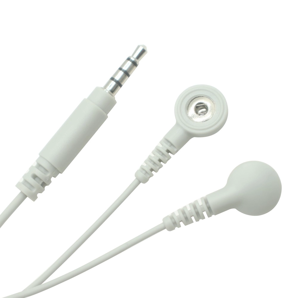 中国 3.5mm 4 極オーディオ オス - SR (スライダー付き) - デュアル 2.5mm スナップ メス電極ケーブル (1-2 医療用リード線) メーカー